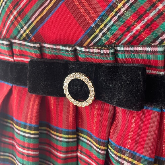 Girls size 4 tartan pattern holiday dress - Picture 4 of 7